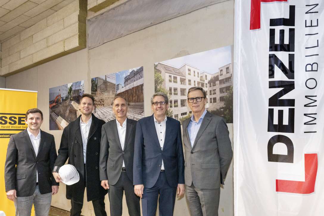 DENZEL feiert Dachgleiche für „Herz & Heim“